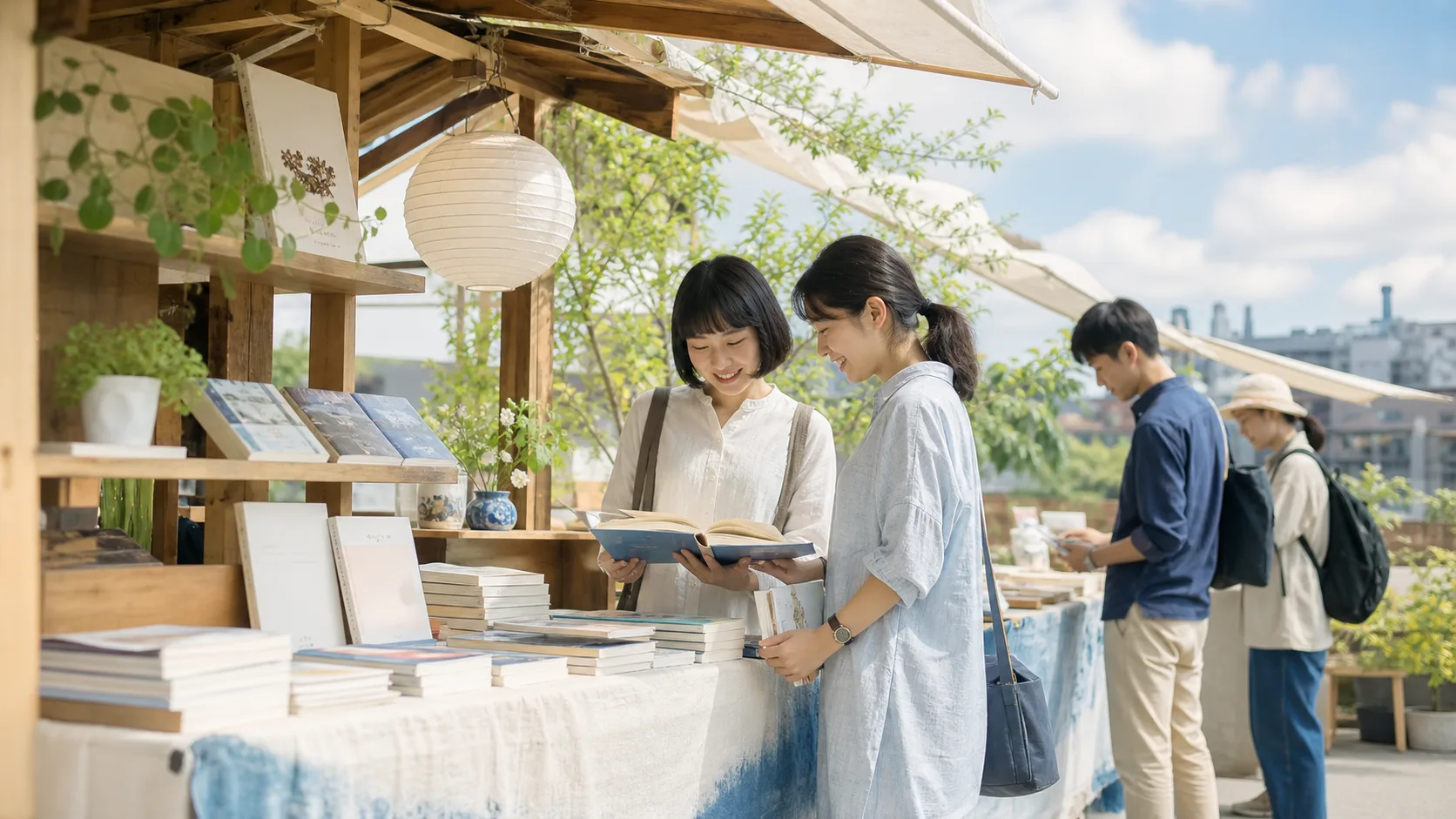 冬季書店市集現場